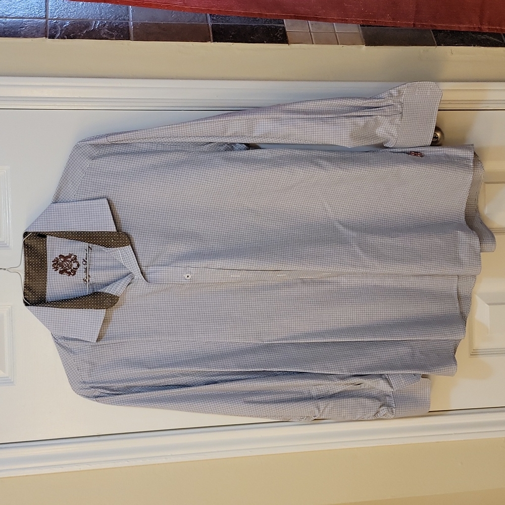 English Laundry men's long sleeve button down shirt, 17 1/2, 34, 35
